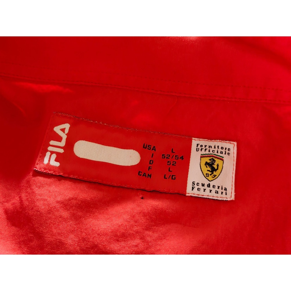 Fila Ferrari F1 Team Racing Shirt Red Short Sleeve Vo… - Gem